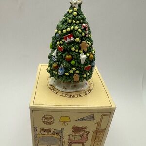 Wee Forest Folk CHRIS-MOUSE Tree M-124 WFF Annette Petersen 1985 Christmas Box